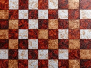 Aged chessboard pattern