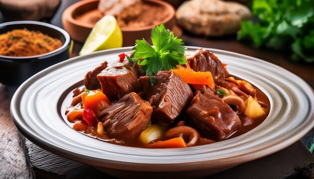 culinary delight ropa vieja panama food gourmet close up flavorful comfort dish