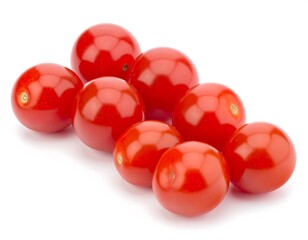 Close-up of fresh, red cherry tomatoes