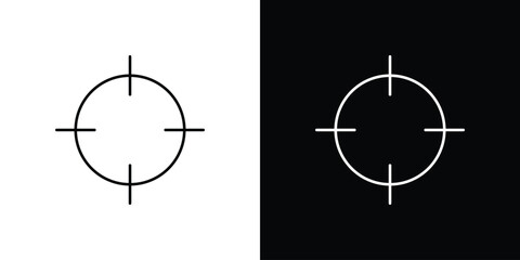 Target icon logo. symbol vector set.