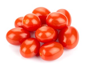 Cluster of bright red cherry tomatoes (1)
