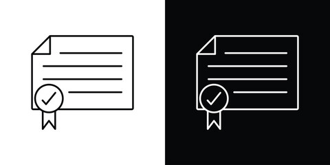 Diploma icon logo. symbol vector set.