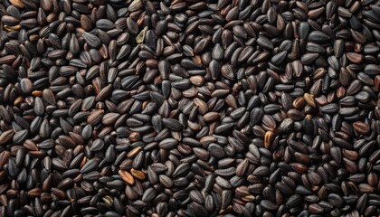 Obraz premium textured background of dark sesame