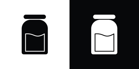 Jam icon. filled flat sign for mobile concept and web