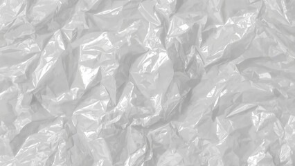 Crumpled Semi-Translucent Material with Folds and Wrinkles in Soft Lighting