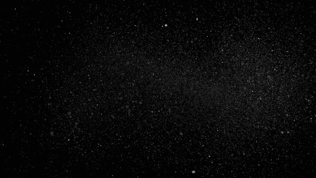 Abstract Starry Night Background with Scattered White Particles on Dark Surface