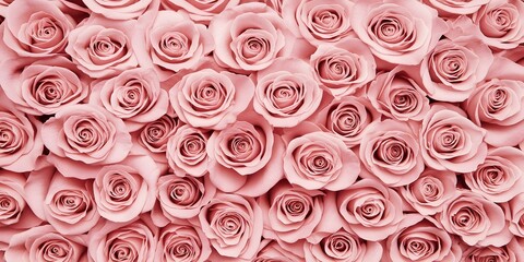Pink Rose Bouquet Closeup Background Texture