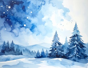 Ethereal abstract watercolor backdrop with soft white harmonious tones perfect for Christmas, winter, and modern decor