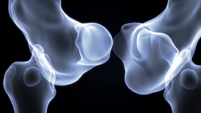 Human Hip Joint XRay Anatomy.