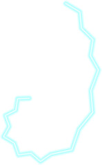 Abstract zigzag energy curve with a smooth organic shape, forming an electric-like wave.