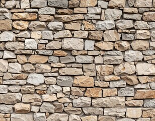 Fototapeta premium Close-up view of a stone wall (4)