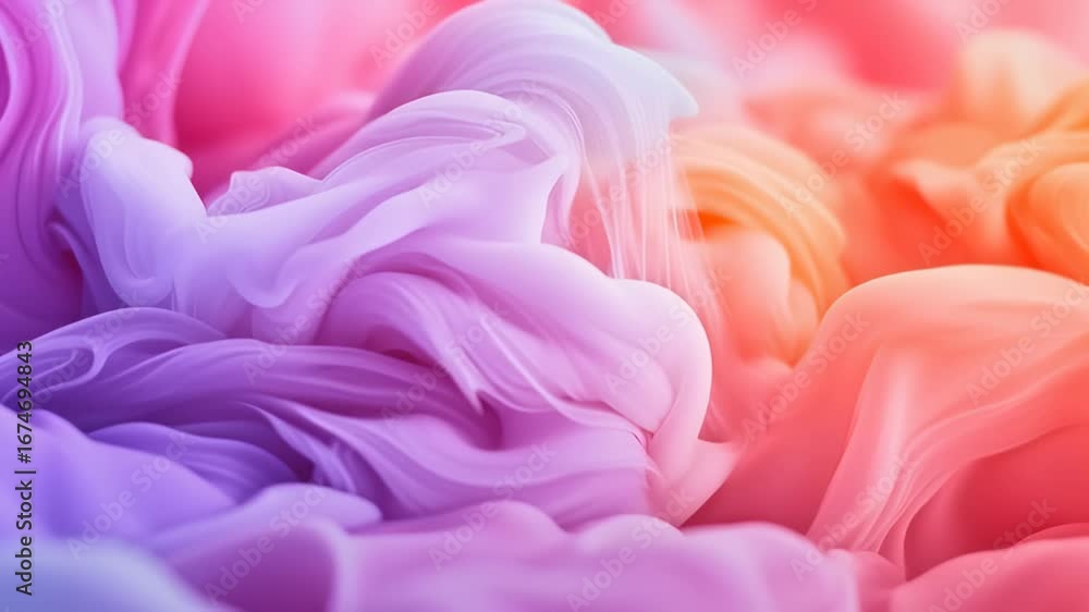 Poster vibrant oil pigments blending smoothly, generating dynamic abstract swirl patterns