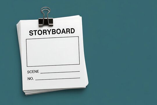 Unleash Your Creativity: Storyboard Template for Film, Animation and Video Production, Perfect for Creative Planning and Visual Storytelling - Powered by Adobe