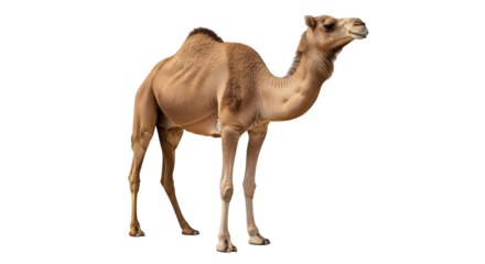 Isolated camel image for desert travel and animal photography projects stock photo of a dromedary camel on transparent background