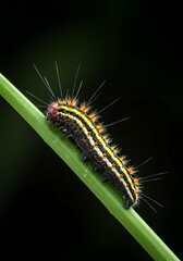 Caterpillar on Stem