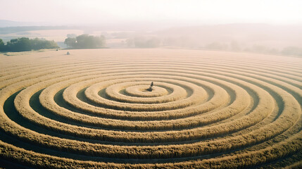 Naklejka premium the labyrinth in the middle