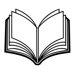 Open book illustration