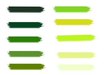 set of colorful vector banners