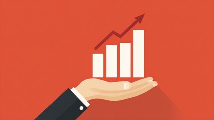 Upward Trend Business Growth and Success in Your Hands