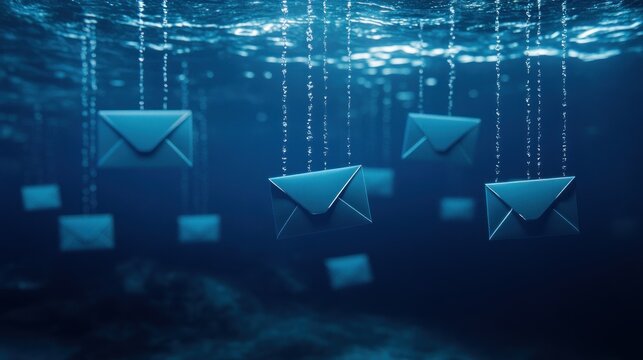 Envelopes underwater data security message loss communication