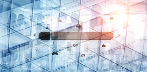 Search engine interface for accessing digital information and online data. Search engine finds...
