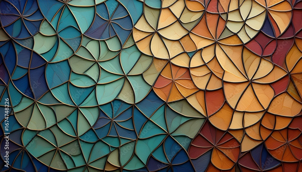 Poster tiled background and texture image generated with ai