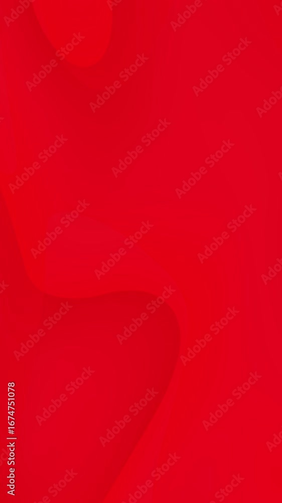 Poster smooth bright field of solid red color with shadows. suitable for backgrounds, graphic design projec