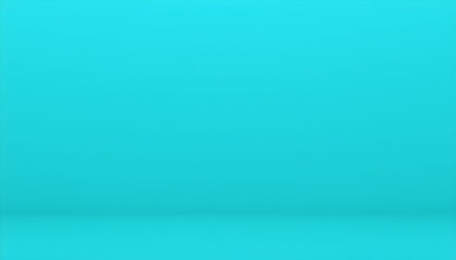 Fototapeta premium Vibrant Teal Minimalist Studio Background with Empty Wall and Floor for Product Display, Advertising, and Creative Presentations