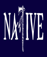 Native American Indian design makes a great gift for men, women, teens and kids on Native American Day and Indigenous People's Day