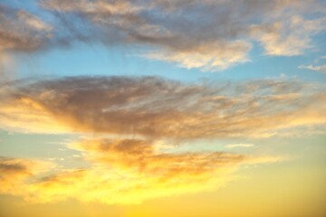 New Zealand Sky Replacement Sunset Cloudscape Golden Clouds