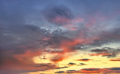 New Zealand Sky Replacement Sunset Cloudscape