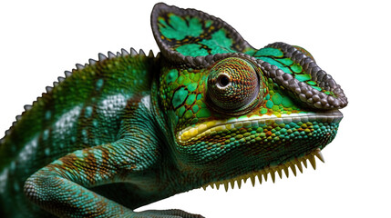 Close-up of a vibrant chameleon (3)