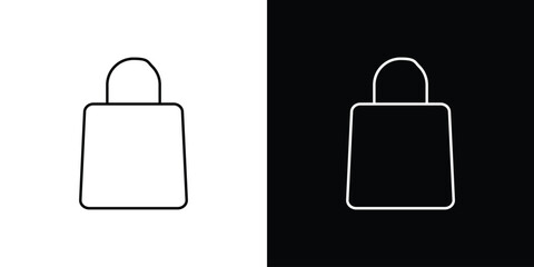 Bags Shopping icon symbols. Simple pictograms for web sites and mobile app
