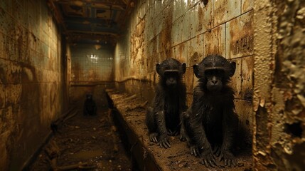 Captive animal - restricted life, enclosed space, controlled habitat, artificial home, limited freedom, confined existence, human care, unnatural setting, observed creature, zoo environment.