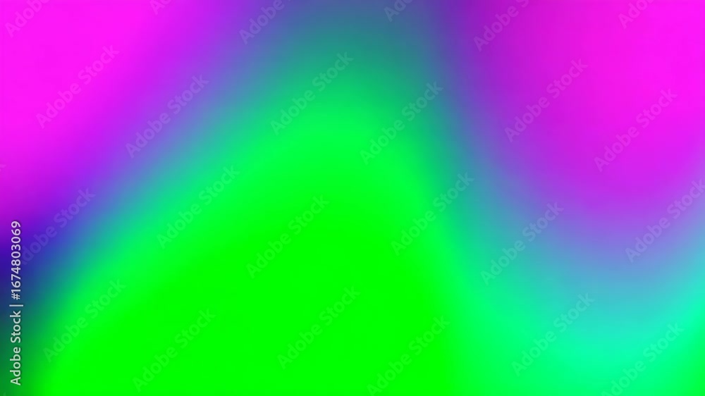 Poster vibrant abstract digital gradient with neon colors and smooth flowing textures