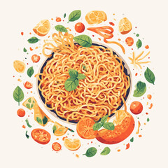 Delicious Noodle Design Very Cool