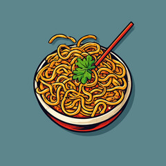 Delicious Noodle Design Very Cool