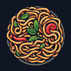 Delicious Noodle Design Very Cool