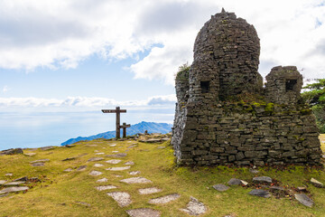 日本の風景・秋　香川県小豆島　紅葉の寒霞渓　星ヶ城東峰
