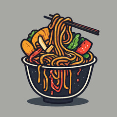 Delicious Noodle Design Very Cool