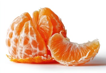 Peeled mandarin orange segments
