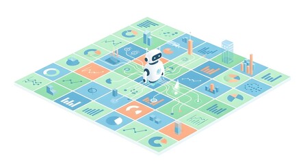 Robotic Artificial Intelligence Chatbot on Data Visualization Technology Platform