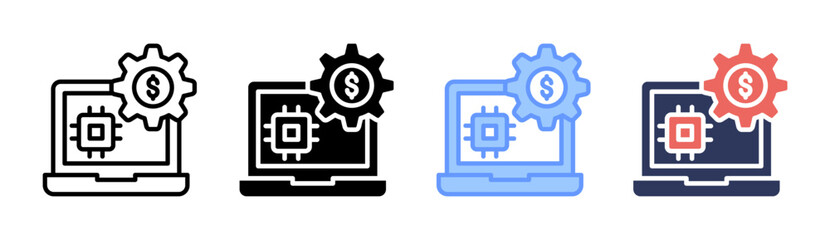 Intech Engine Icon Set Multiple Style Collection