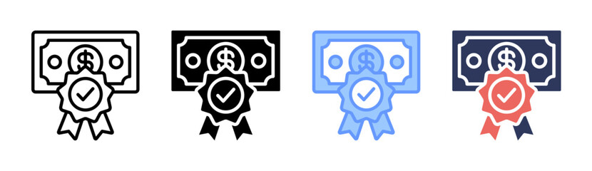 Qualified Icon Set Multiple Style Collection