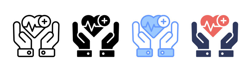 Healthcare Icon Set Multiple Style Collection