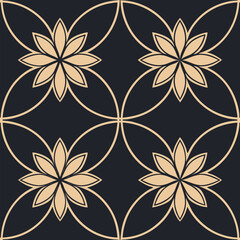 
Luxury Black and White Floral Pattern | Stylish Geometric Tile Design for Fabric, Interior, Wallpaper, and Fashion | Classic Digital Texture with Ornamental Aesthetic and Sophisticated Elegance
