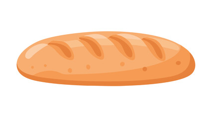 Freshly baked artisan bread loaf bakery food