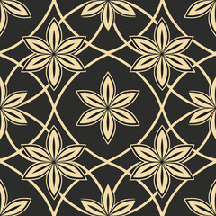 
Luxury Black and White Floral Pattern | Stylish Geometric Tile Design for Fabric, Interior, Wallpaper, and Fashion | Classic Digital Texture with Ornamental Aesthetic and Sophisticated Elegance
