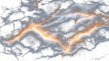 Transparent background with magical swirl and particle trail