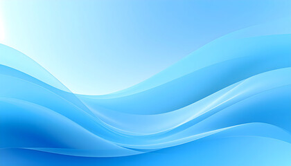 Smooth Blue Waves Creating a Serene Background Design Evoking Tranquility and Calmness